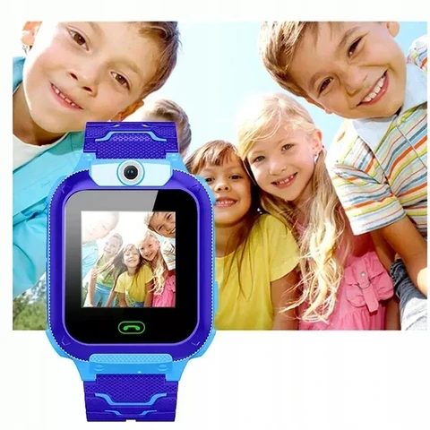 Kinder Smartwatch met LBS-Tracking en Waterdicht Ontwerp voor Kinderen Roze Blauw | Sansoti