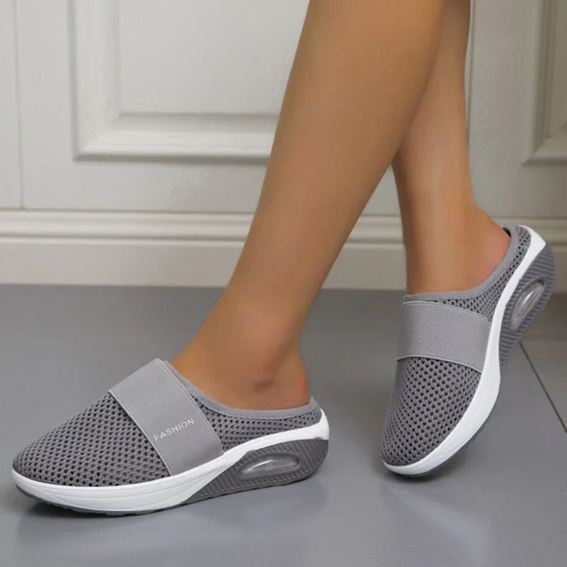 Luchtkussen Sneakers met Ademend Mesh Ontwerp voor Dames en Heren – Comfortabele Wandelschoenen met Gewrichtsteun | Sansoti