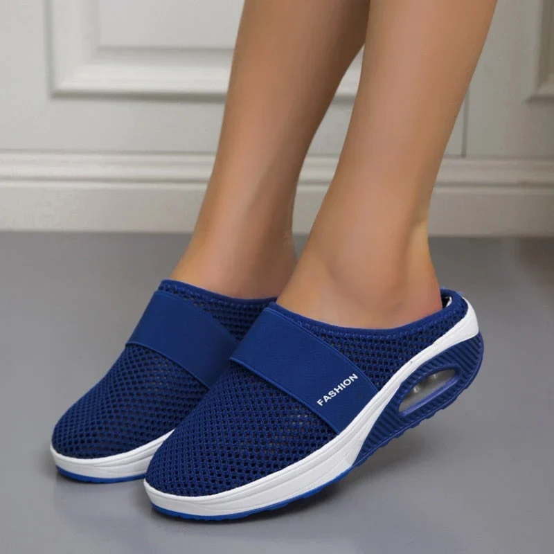Luchtkussen Sneakers met Ademend Mesh Ontwerp voor Dames en Heren – Comfortabele Wandelschoenen met Gewrichtsteun | Sansoti