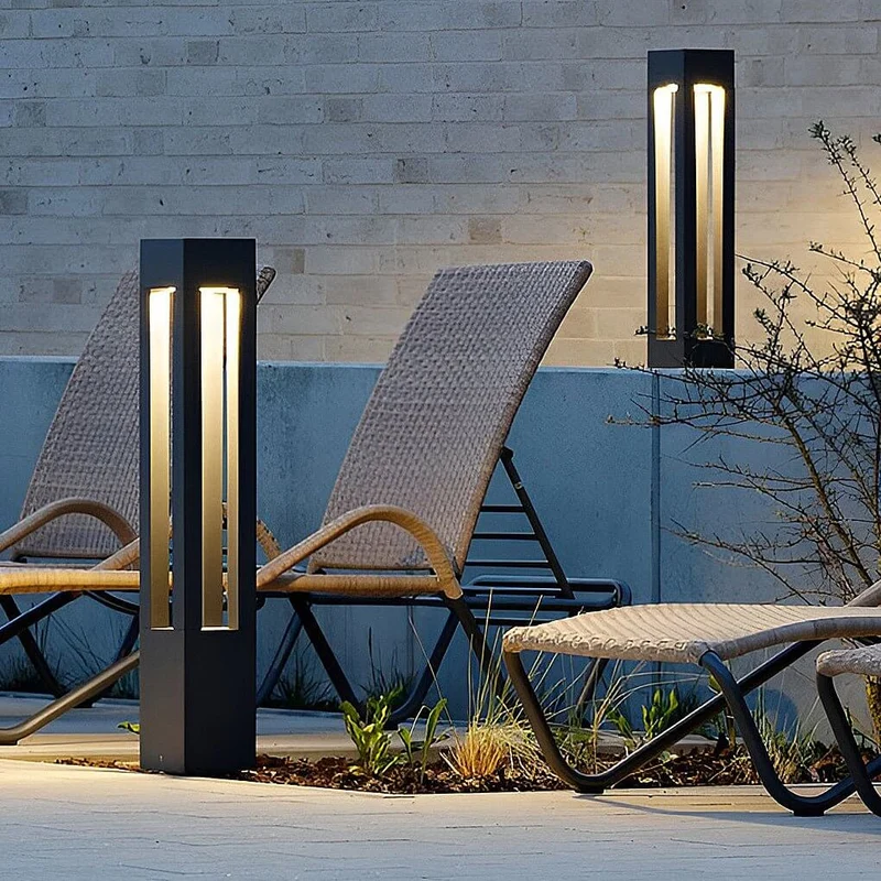 Staande tuinlamp aluminium warmwit IP54 voor paden en opritten in verschillende hoogtes | Sansoti
