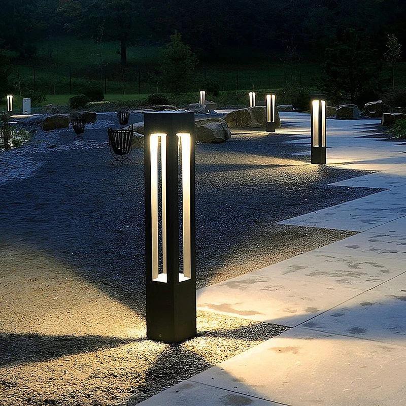 Staande tuinlamp aluminium warmwit IP54 voor paden en opritten in verschillende hoogtes | Sansoti