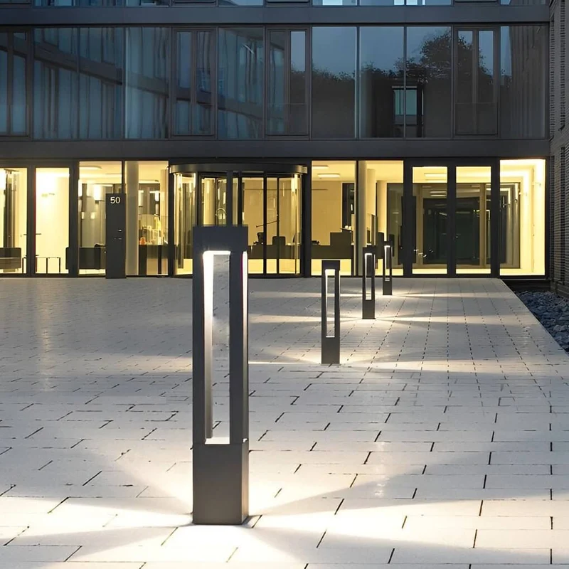 Staande tuinlamp aluminium warmwit IP54 voor paden en opritten in verschillende hoogtes | Sansoti