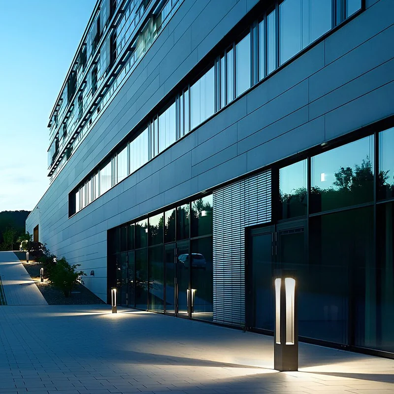 Staande tuinlamp aluminium warmwit IP54 voor paden en opritten in verschillende hoogtes | Sansoti