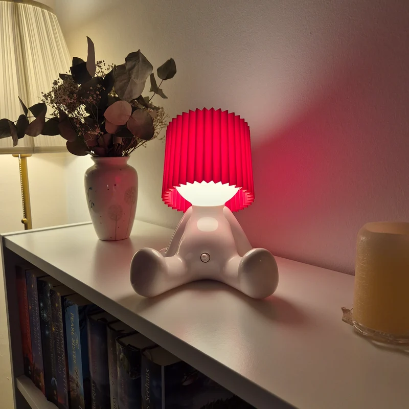 Zittende LED Tafellamp met Accu – Draadloos in 8 Kleuren | Sansoti
