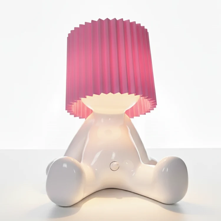 Zittende LED Tafellamp met Accu – Draadloos in 8 Kleuren | Sansoti
