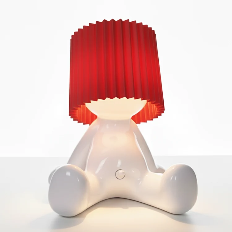 Zittende LED Tafellamp met Accu – Draadloos in 8 Kleuren | Sansoti