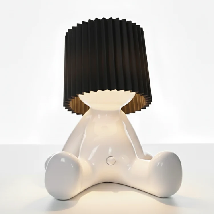 Zittende LED Tafellamp met Accu – Draadloos in 8 Kleuren | Sansoti