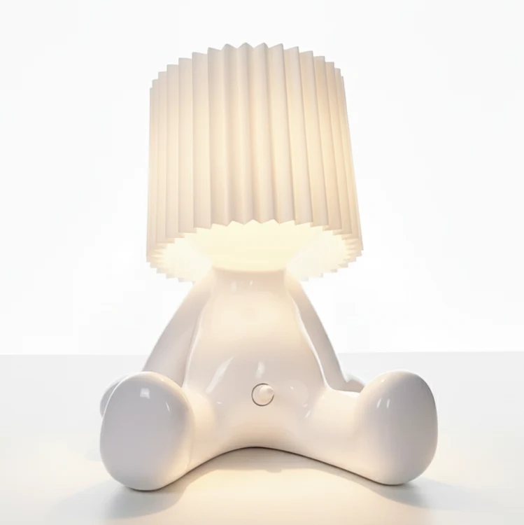 Zittende LED Tafellamp met Accu – Draadloos in 8 Kleuren | Sansoti