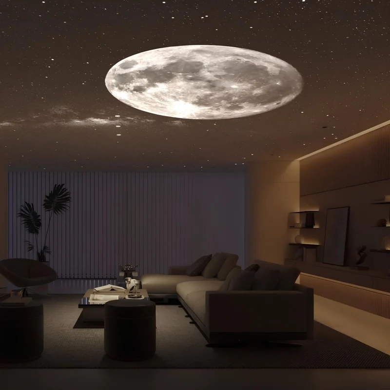 Sterrenprojector voor Slaapkamer LED Galaxy Projectorlamp met Timer Zwart/Wit | Sansoti