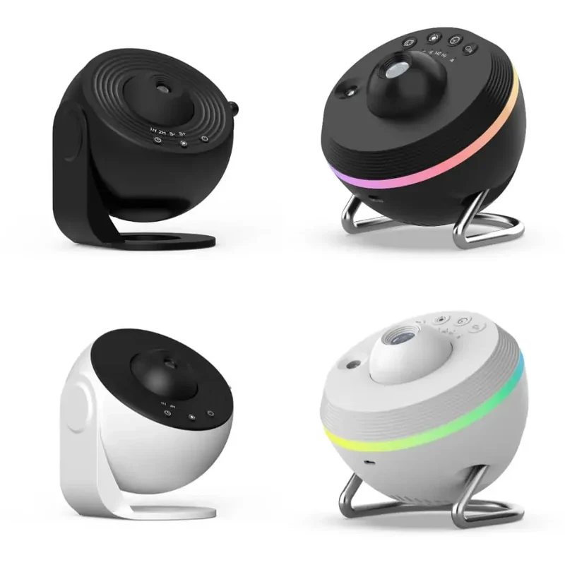 Sterrenprojector voor Slaapkamer LED Galaxy Projectorlamp met Timer Zwart/Wit | Sansoti
