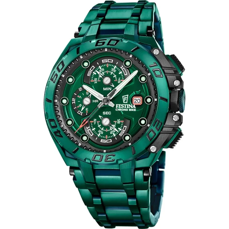 Festina Chrono Bike F20758/1 Herrenuhr • Sport-Chronograph • 20 bar Wasserdichtigkeit