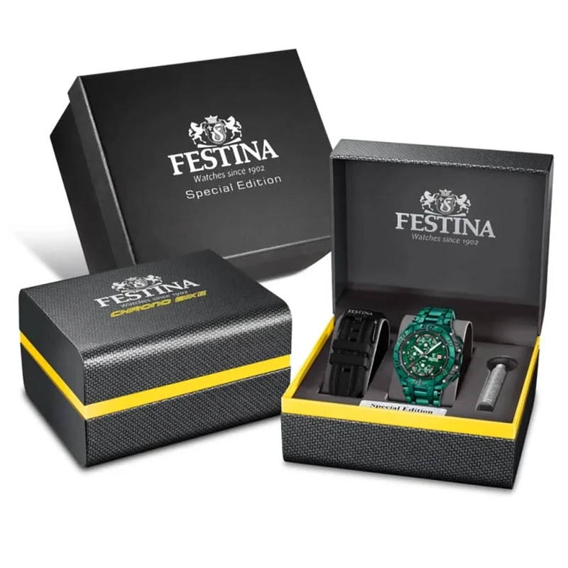 Festina Chrono Bike F20758/1 Herrenuhr • Sport-Chronograph • 20 bar Wasserdichtigkeit