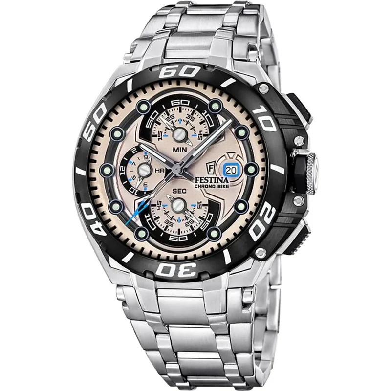 Festina Chrono Bike F20754/2 Herrenuhr • Edelstahl • 20 ATM