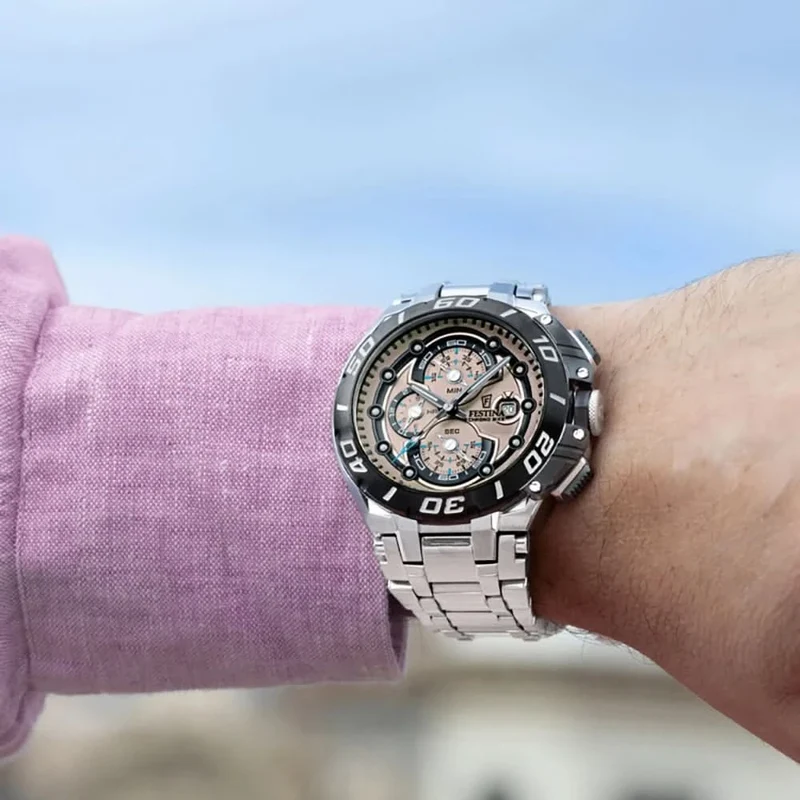 Festina Chrono Bike F20754/2 Herrenuhr • Edelstahl • 20 ATM