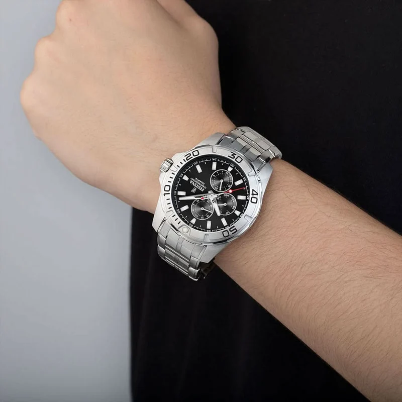 Festina Multifunction F20445/3 Herrenuhr • Hochwertiger Edelstahl • 10 ATM Wasserdicht