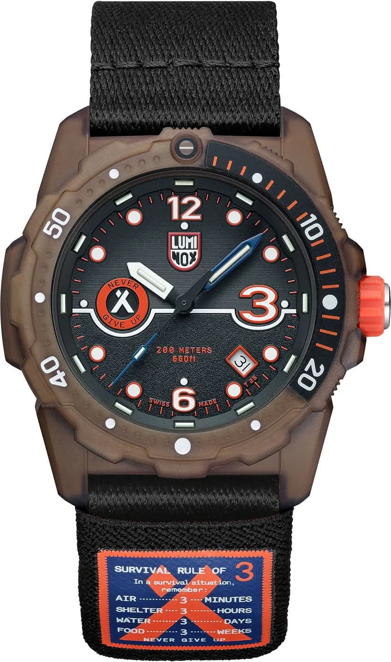 Luminox Bear Grylls Survival XB.3721.ECO Herrenuhr • LLT Leuchtsystem • Ocean-Plastic
