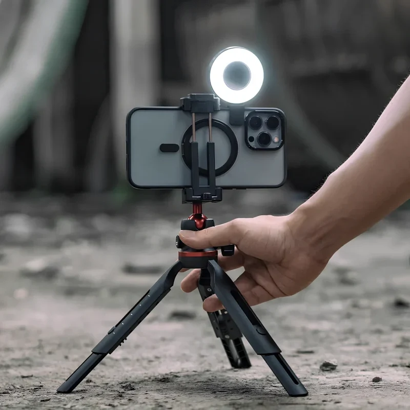 Magnetisch LED Fotolicht Draagbaar Dimbaar Oplaadbaar voor Selfies Video Content Creation | Sansoti