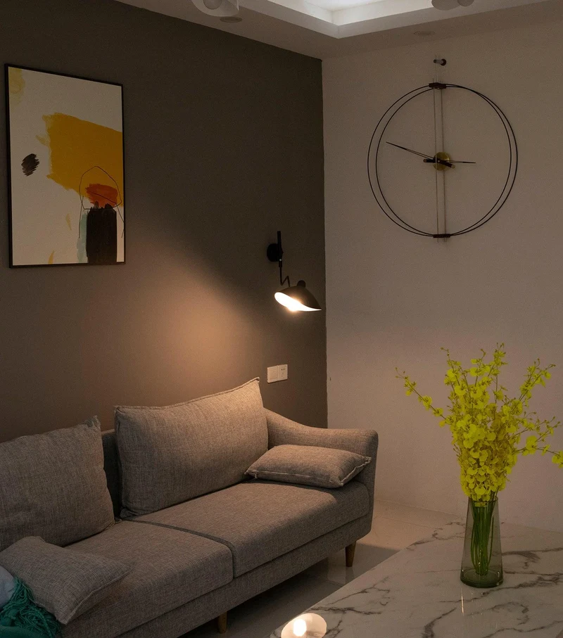 Wandlamp met Verstelbare Gelenkarm Zwart Modern Design voor Woonkamer Werkkamer Flur | Sansoti