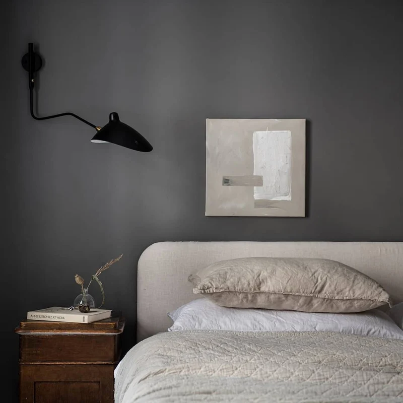 Wandlamp met Verstelbare Gelenkarm Zwart Modern Design voor Woonkamer Werkkamer Flur | Sansoti