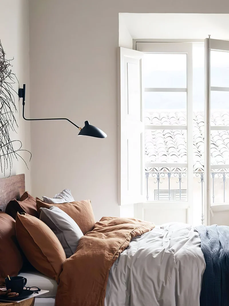 Wandlamp met Verstelbare Gelenkarm Zwart Modern Design voor Woonkamer Werkkamer Flur | Sansoti