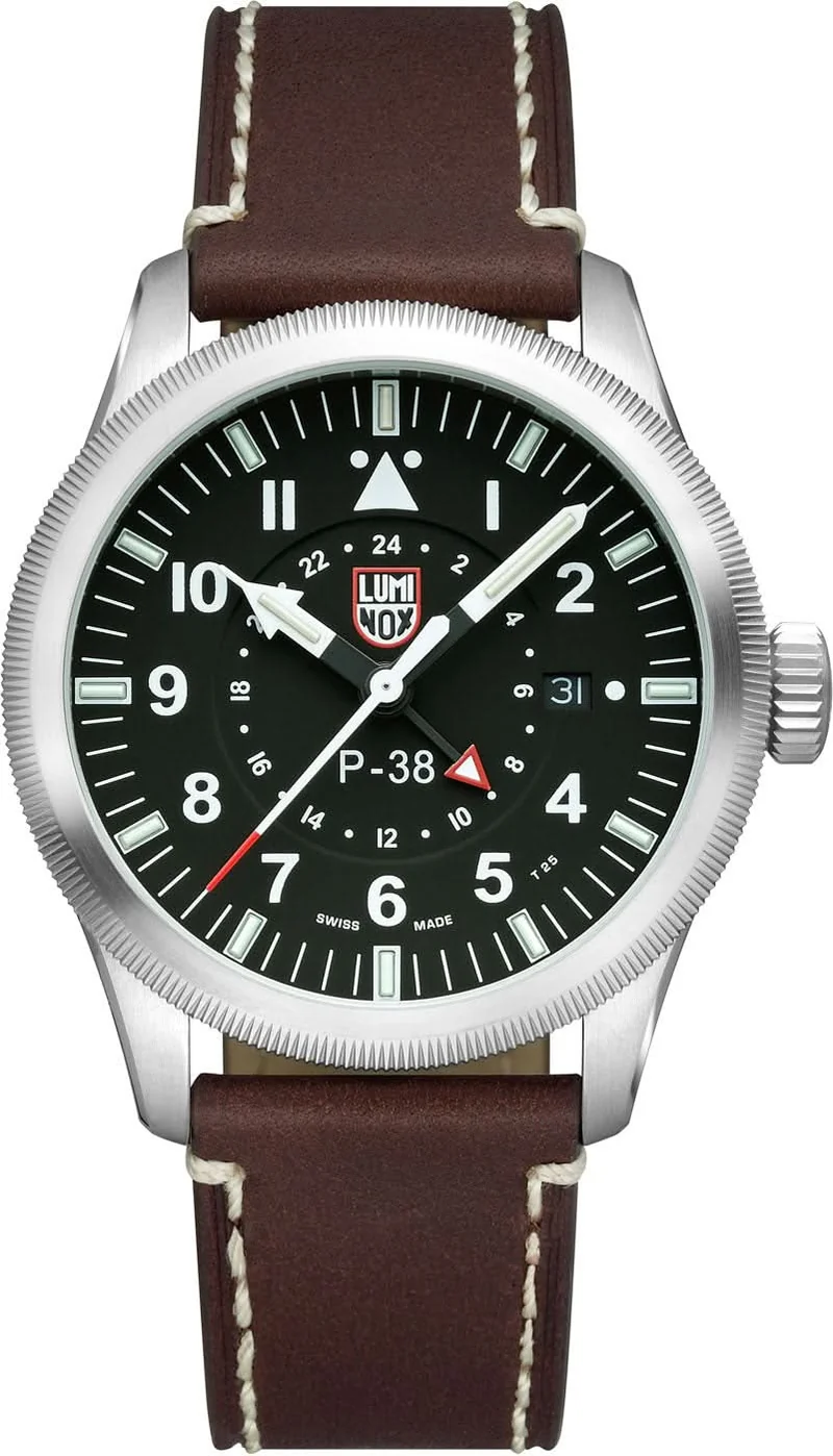 Luminox P-38 Lightning XA.9521 Herrenuhr • GMT-Funktion • LLT Leuchtsystem