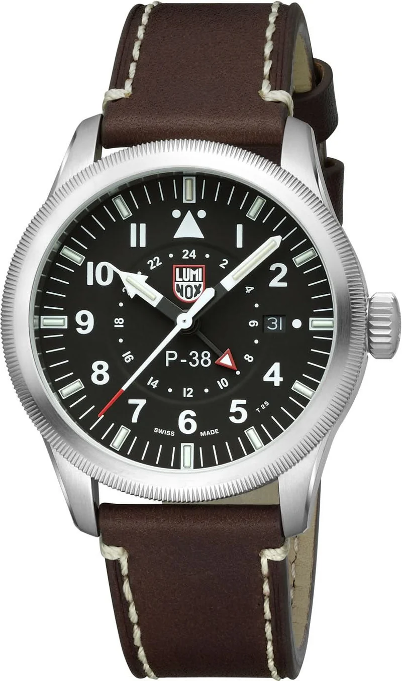 Luminox P-38 Lightning XA.9521 Herrenuhr • GMT-Funktion • LLT Leuchtsystem