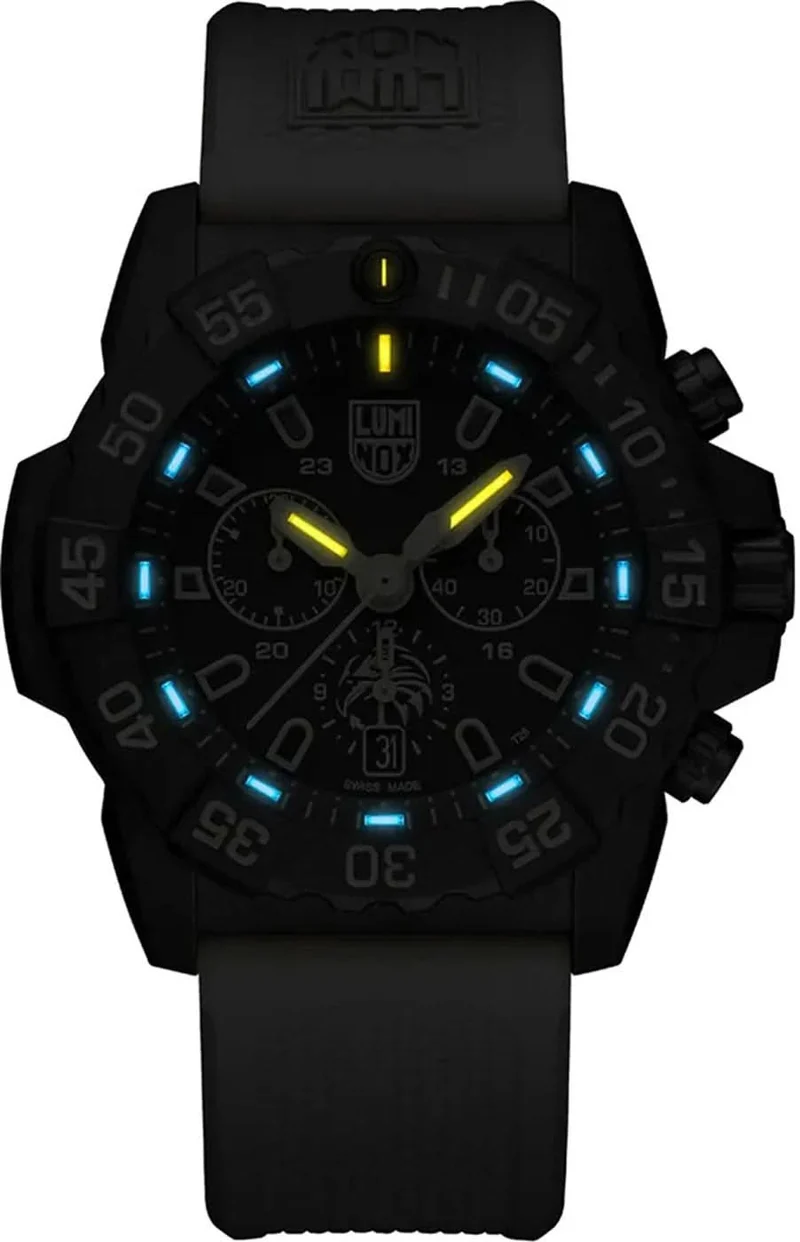 Luminox Navy SEAL Foundation XS.3590.NSF.SET Herrenuhr • LLT-Beleuchtung • Carbonox™