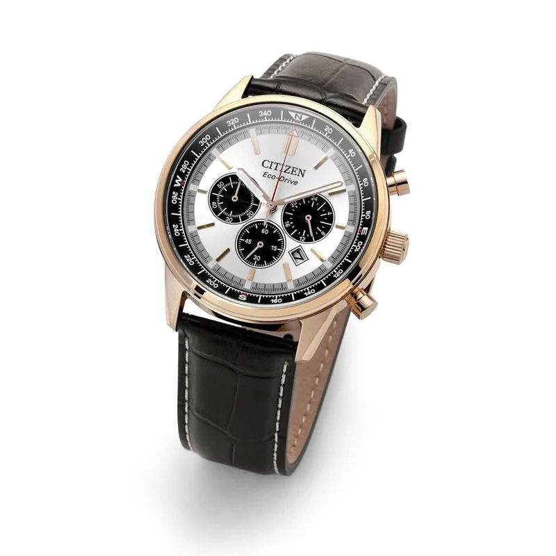 Citizen Classic CA4723-03A Herrenuhr • Eco-Drive Solar • Edler Chronograph