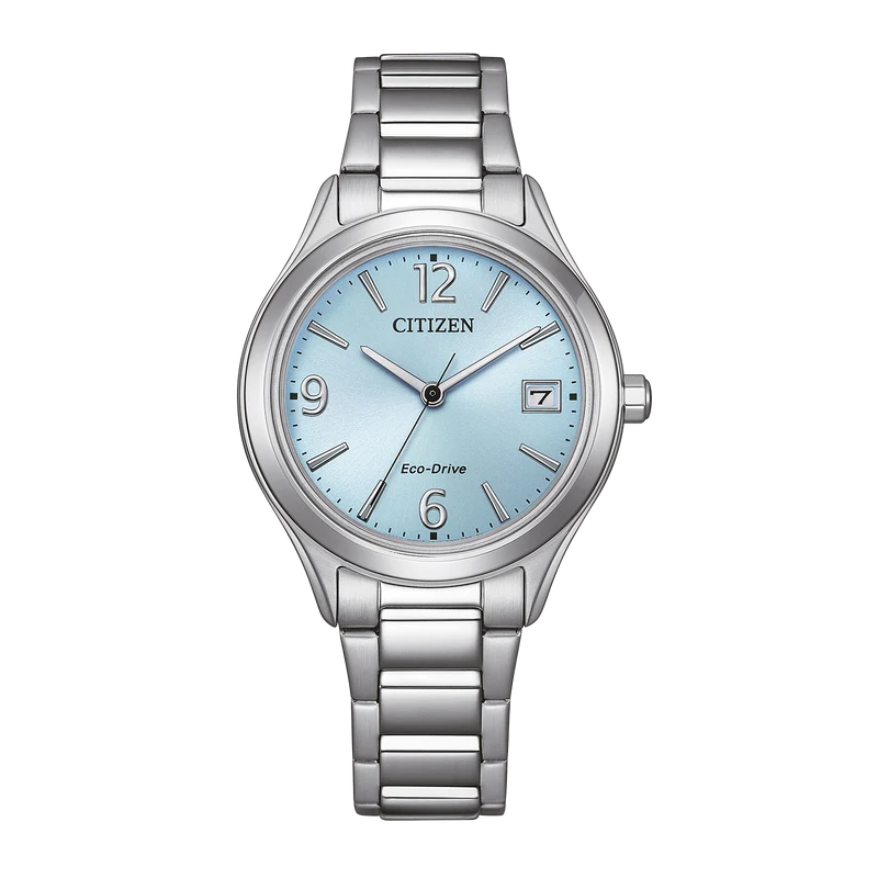 Citizen FE6121-67L Damenuhr • Eco-Drive Solar • Blaues Zifferblatt