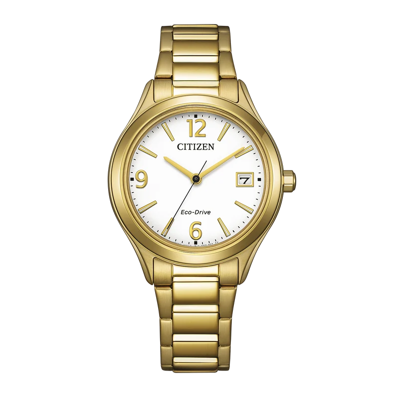 Citizen FE6122-64A Damenuhr • Eco-Drive • Gold-Design