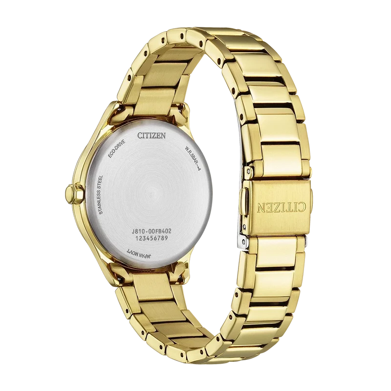 Citizen Eco-Drive FE6122-64X Damenuhr • Solar-Antrieb • Grünes Zifferblatt