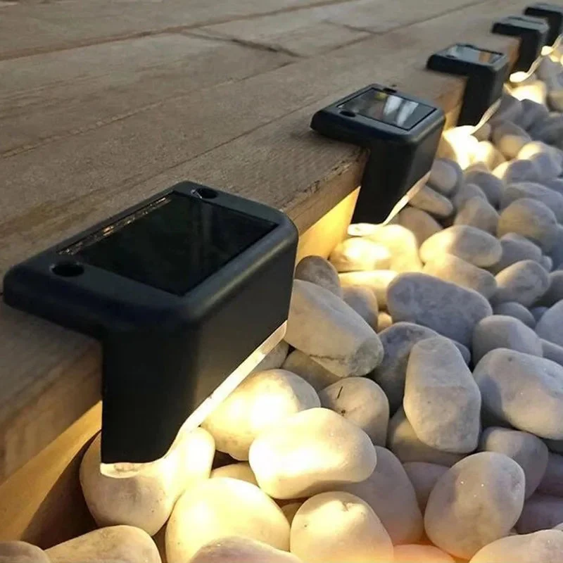 Draadloze Solar LED Buitenverlichting Set – Veilige Wegverlichting voor Tuin Terras Trappen | Sansoti