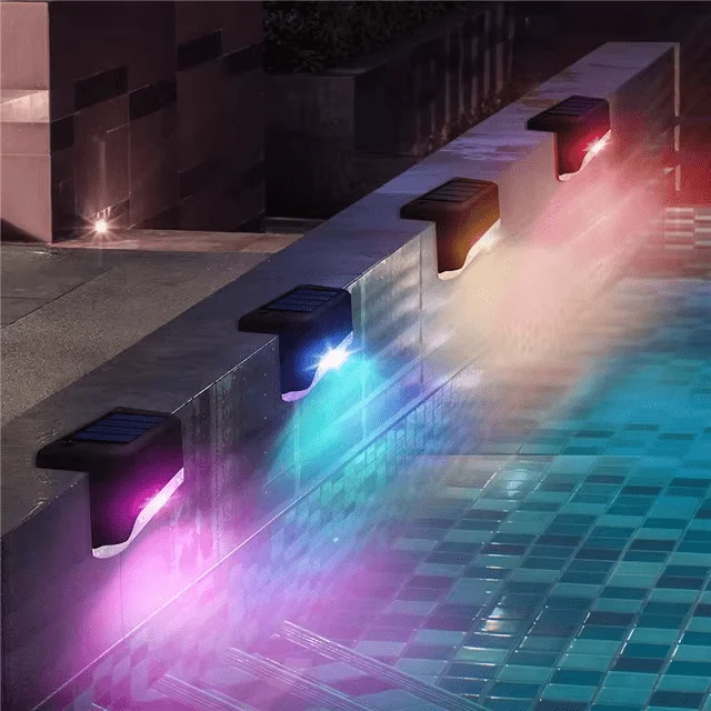 Draadloze Solar LED Buitenverlichting Set – Veilige Wegverlichting voor Tuin Terras Trappen | Sansoti