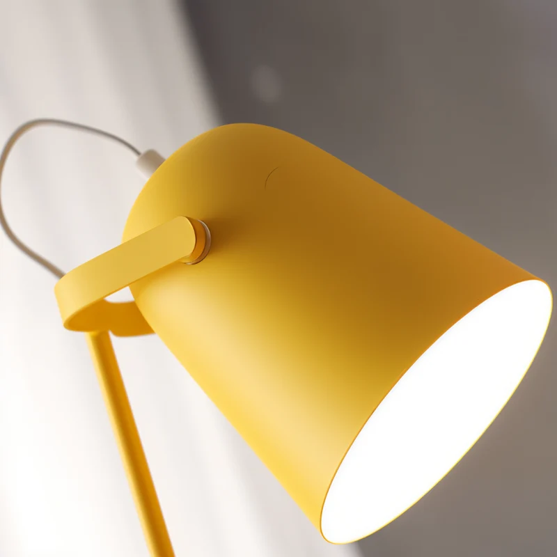 Draaibare Tafellamp met Verstelbare Lichtbundel – Design Verlichting in Zachte Macaron Tinten voor Bureau & Leeshoek | Sansoti