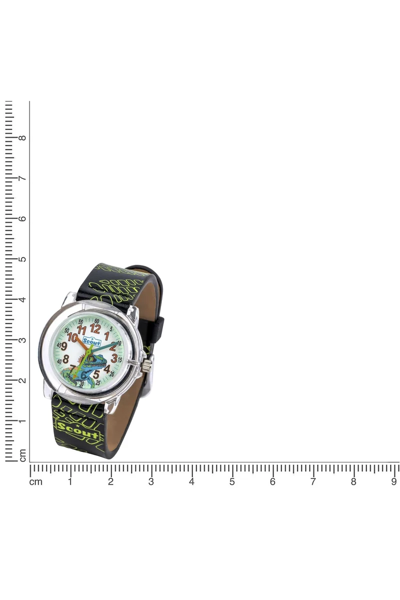 Scout Crystal Lizard 164000019 Jungen-Uhr • Lernzifferblatt • 5 Bar wasserdicht