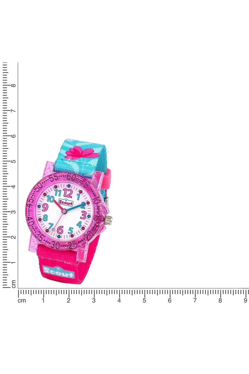 Scout IT Collection Flamingo 164000027 Mädchen-Uhr • Lernuhr