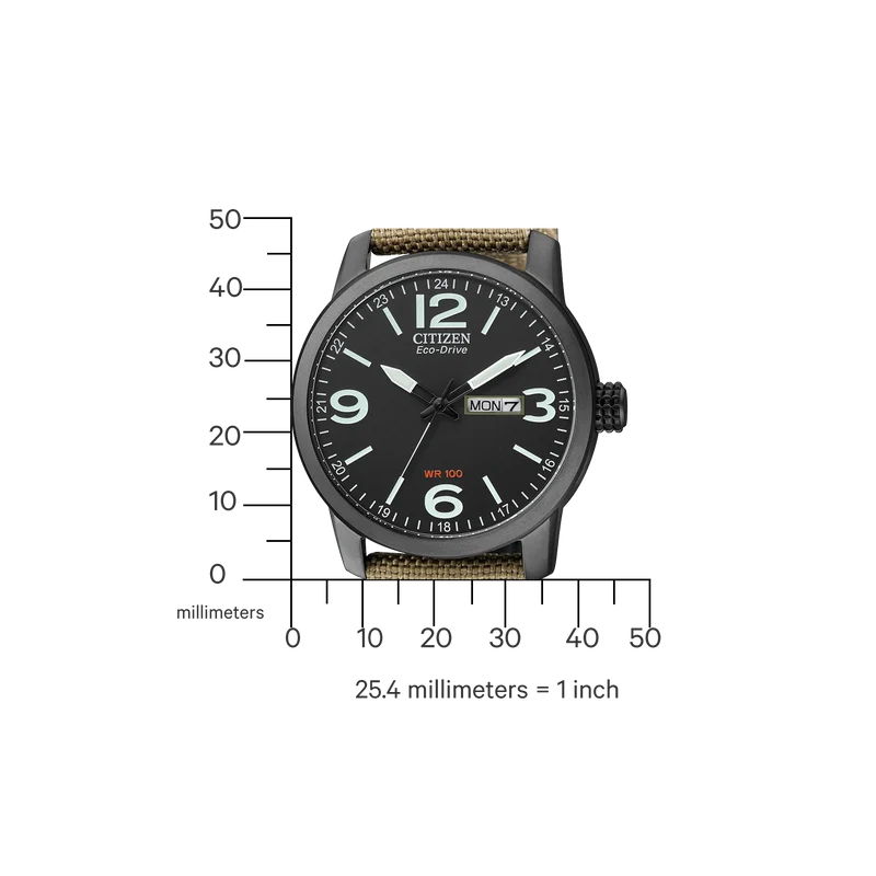 Citizen Eco-Drive BM8476-23EC Herrenuhr • Eco-Drive • Canvas