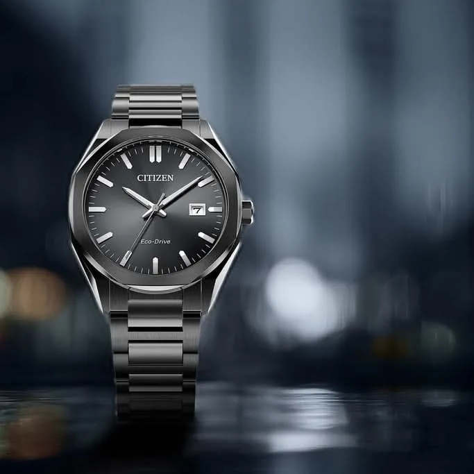 Citizen Eco-Drive BM7625-80H Herrenuhr • Eco-Drive • Anthrazit