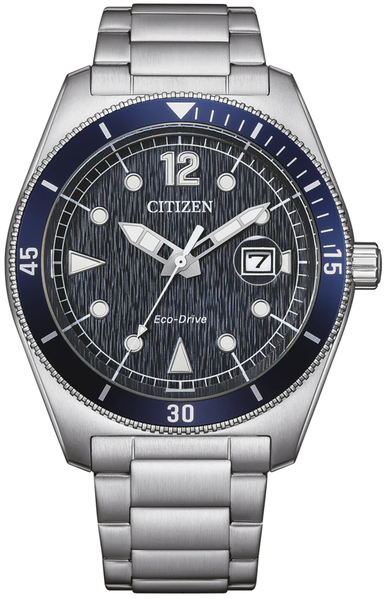 Citizen AW1881-52L Herrenuhr • Eco-Drive • Blaues Design