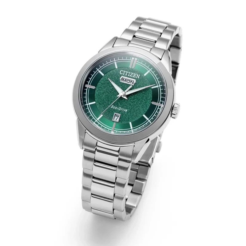 Citizen AW0151-85XC Herrenuhr • Eco-Drive • Grünes Zifferblatt