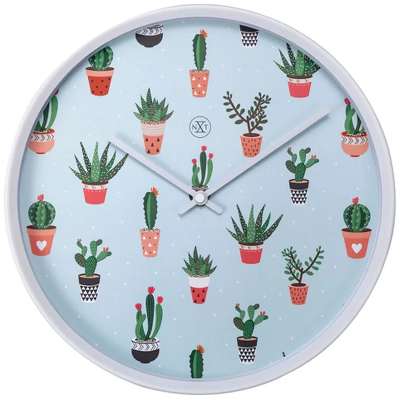 Nextime Wanduhr 30 cm Ø Kunststoff • Geräuschlos • Modernes Design
