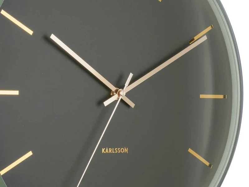 Karlsson Wanduhr 40x40x12 cm Metall • Lautloses Quarzwerk • Modernes Design