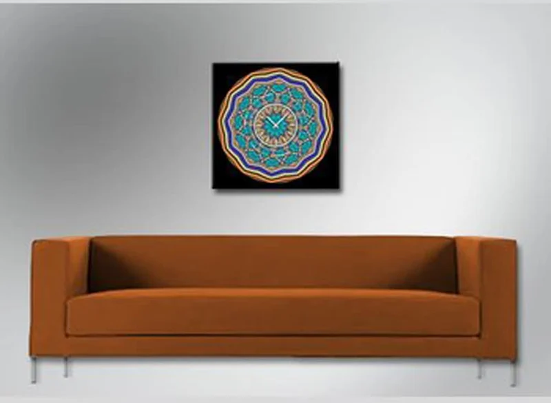 Dixtime Wanduhr 40x40 cm Aluminium • Modern • Geräuschlos