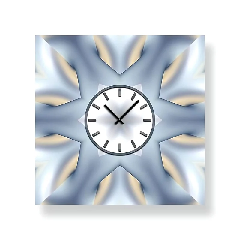 Dixtime Wanduhr 30 cm Ø Aluminium • Lautloses Uhrwerk • Modernes Design