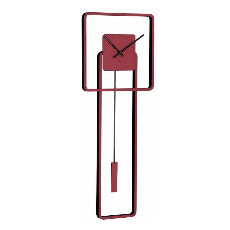 Hermle Wanduhr 53,34x25,4x12,7 cm MDF • Puristisches Design • Zuverlässiges Quarzwerk