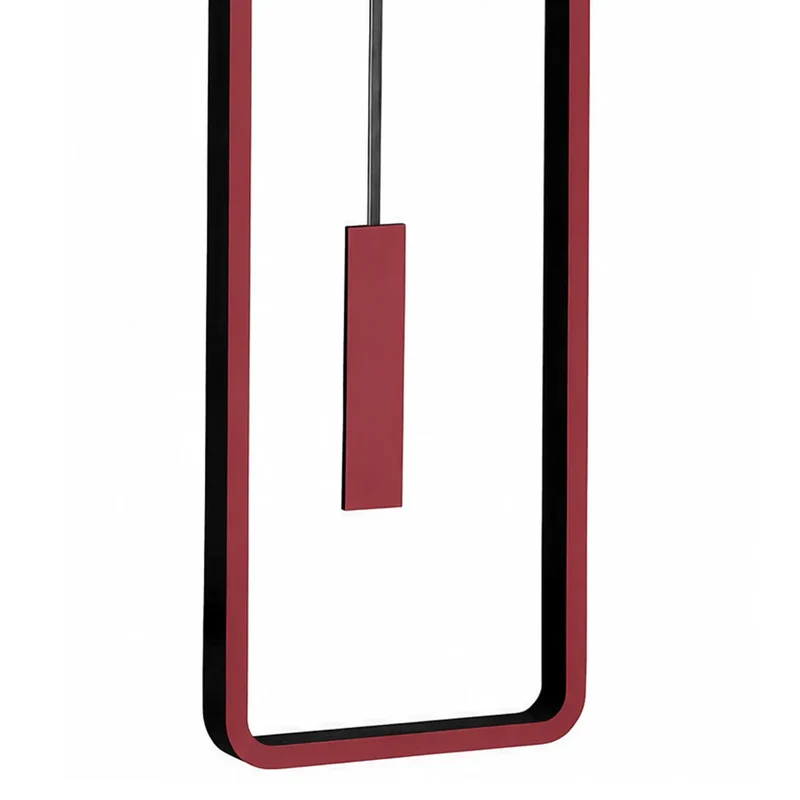 Hermle Wanduhr 53,34x25,4x12,7 cm MDF • Puristisches Design • Zuverlässiges Quarzwerk