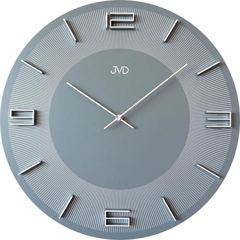 JVD Wanduhr 40 cm Ø Holz • Zeitloses Design • Hochwertige Verarbeitung