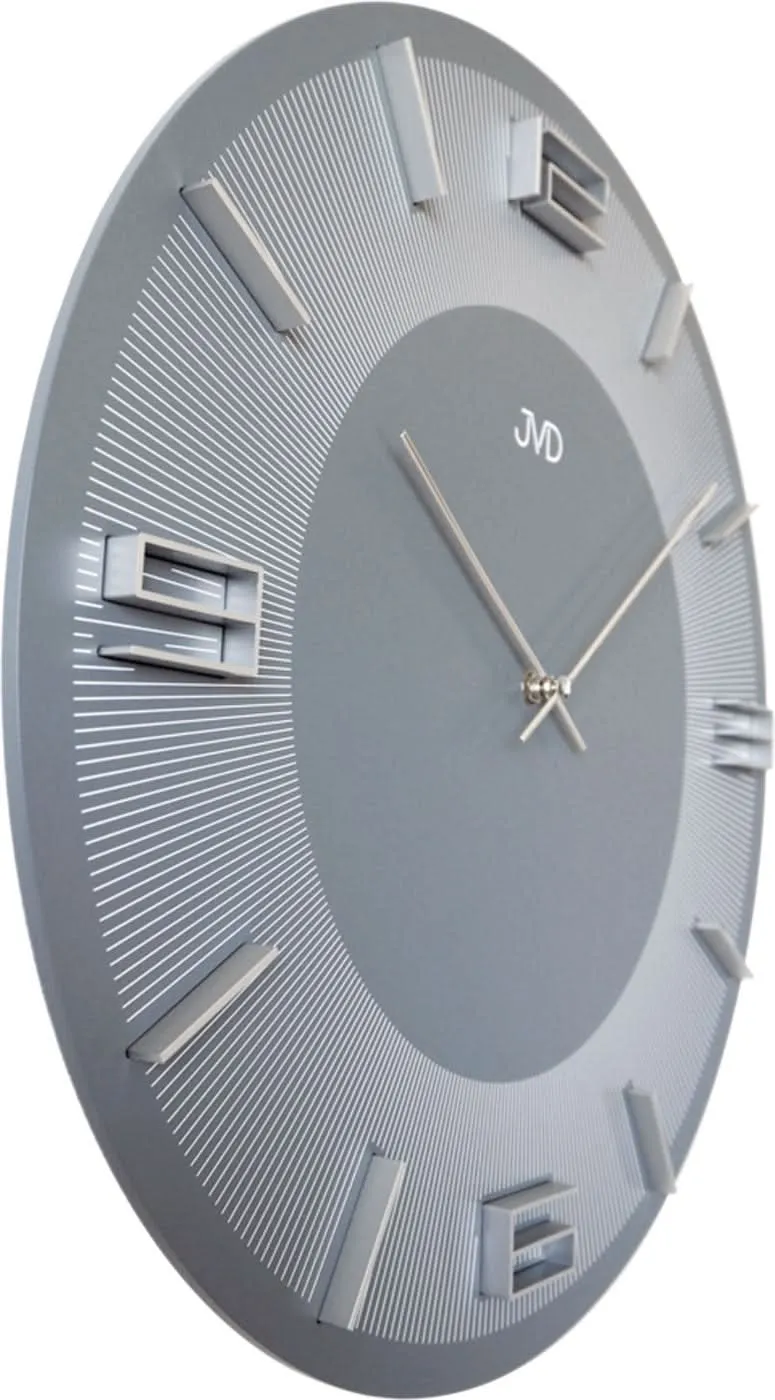 JVD Wanduhr 40 cm Ø Holz • Zeitloses Design • Hochwertige Verarbeitung