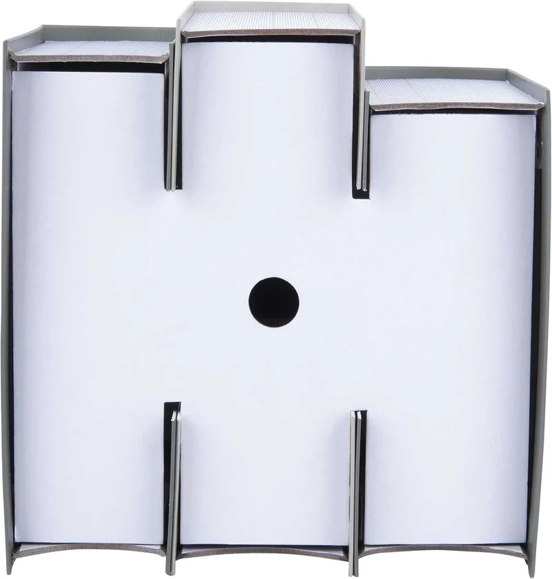Karlsson Tischuhr 20x20x15 cm Karton • Buch-Design • Spielerischer Blickfang