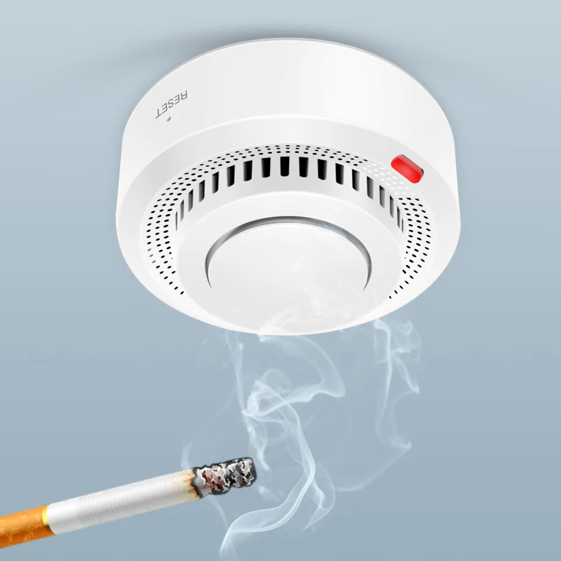 Slimme WiFi Rook- en Hittemelder met Bluetooth Koppeling en 85dB Alarm voor Binnen | Sansoti